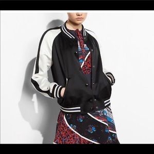 Coach Satin Reversible Bomber Jacket